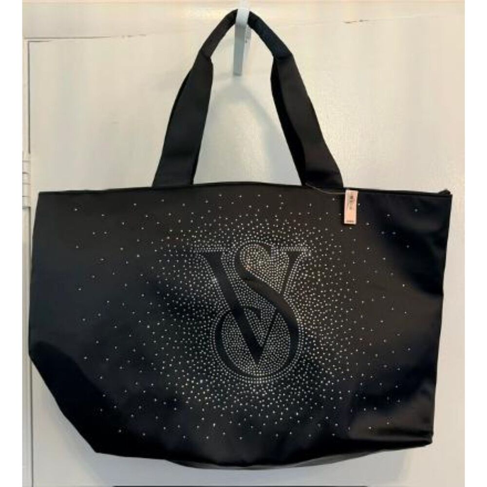 VICTORIA'S SECRET BLACK FRIDAY 2024 HOLIDAY BLING SHINE TOTE BAG NWT